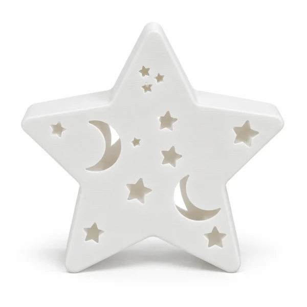 Yıldız Tealight Mumluk sade fonda