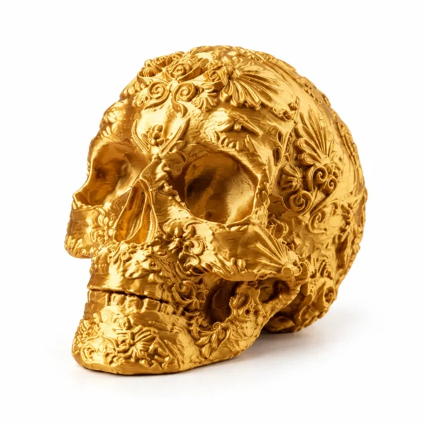 Dekoratif Gold Kuru Kafa sade fonda