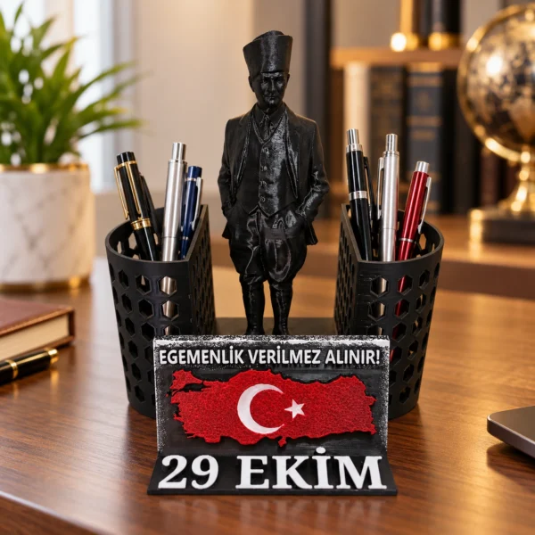Atatürk Temalı 29 Ekim Kalemlik